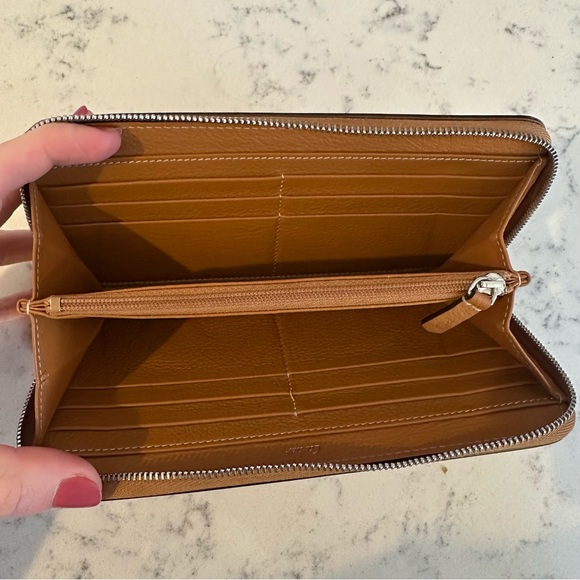 Cartier Tan Leather C De Cartier Continental Wallet - Picture 4 of 5